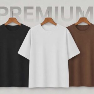 ড্রপ শোল্ডার টি-শার্ট ৩ টি